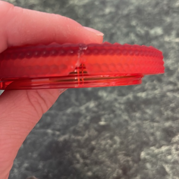 Starbucks Studded Bling Red Cold Cup Tumbler Venti 24oz - Picture 6 of 8